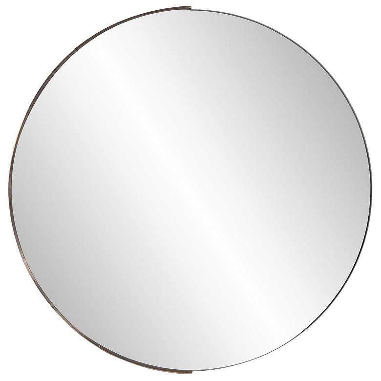 Image 1 Howard Elliott Dante Stainless Steel Round Rose Gold Mirror