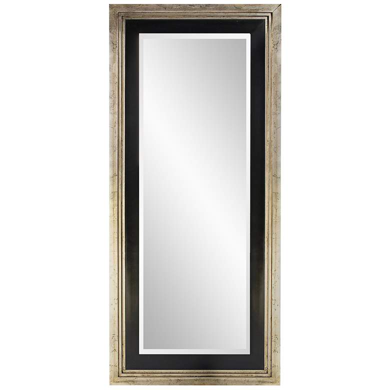 Image 1 Howard Elliott Dawson Antique Silver 38" x 86" Floor Mirror