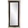 Howard Elliott Dawson Antique Silver 38" x 86" Floor Mirror
