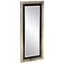 3_Howard Elliott Dawson Antique Silver 38" x 86" Floor Mirror more views