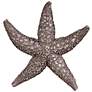 Howard Elliott Deep Pewter Small 12" Wide Starfish Wall Art