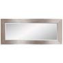 6_Howard Elliott Delano Silver Leaf 34" x 82" Floor Mirror more views