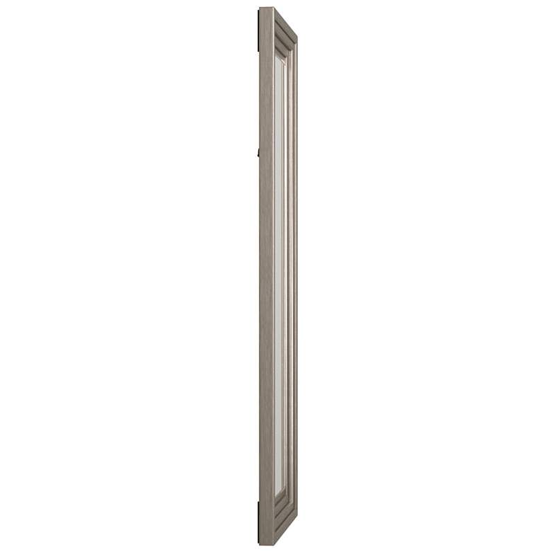 Image 7 Howard Elliott Delano Silver Leaf 34" x 82" Floor Mirror more views
