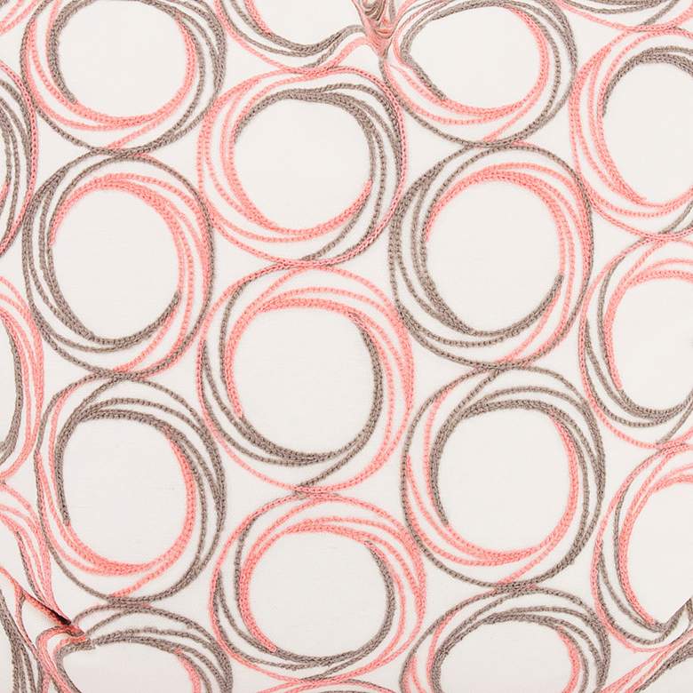 Image 6 Howard Elliott Demo Coral 24" Square Decorative Pillow more views