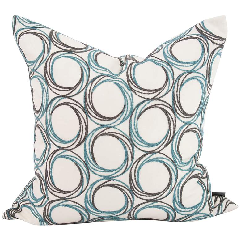 Image 2 Howard Elliott Demo Indigo 20 inch Square Decorative Pillow