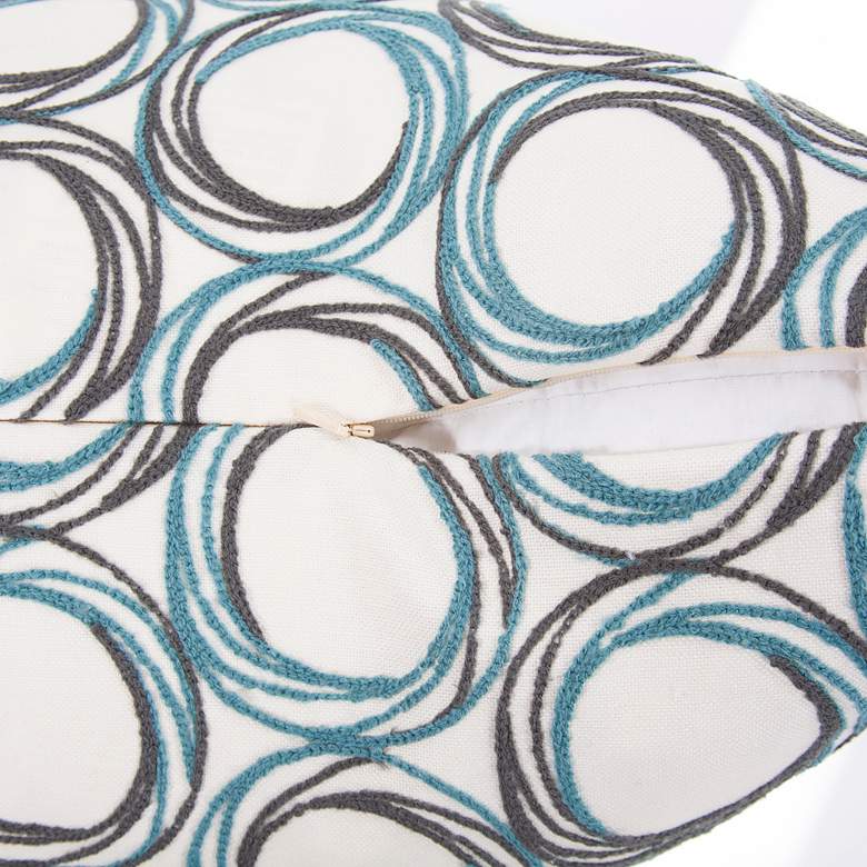 Image 5 Howard Elliott Demo Indigo 24" Square Decorative Pillow more views