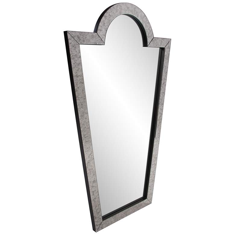 Image 4 Howard Elliott Domitia 44" High Smokey Gray Arch Top Wall Mirror more views