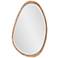Howard Elliott Dragmar Wood 23" x 35" Oval Wall Mirror