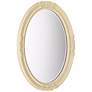 4_Howard Elliott Emma 25" x 33" Glossy White Oval Wall Mirror more views
