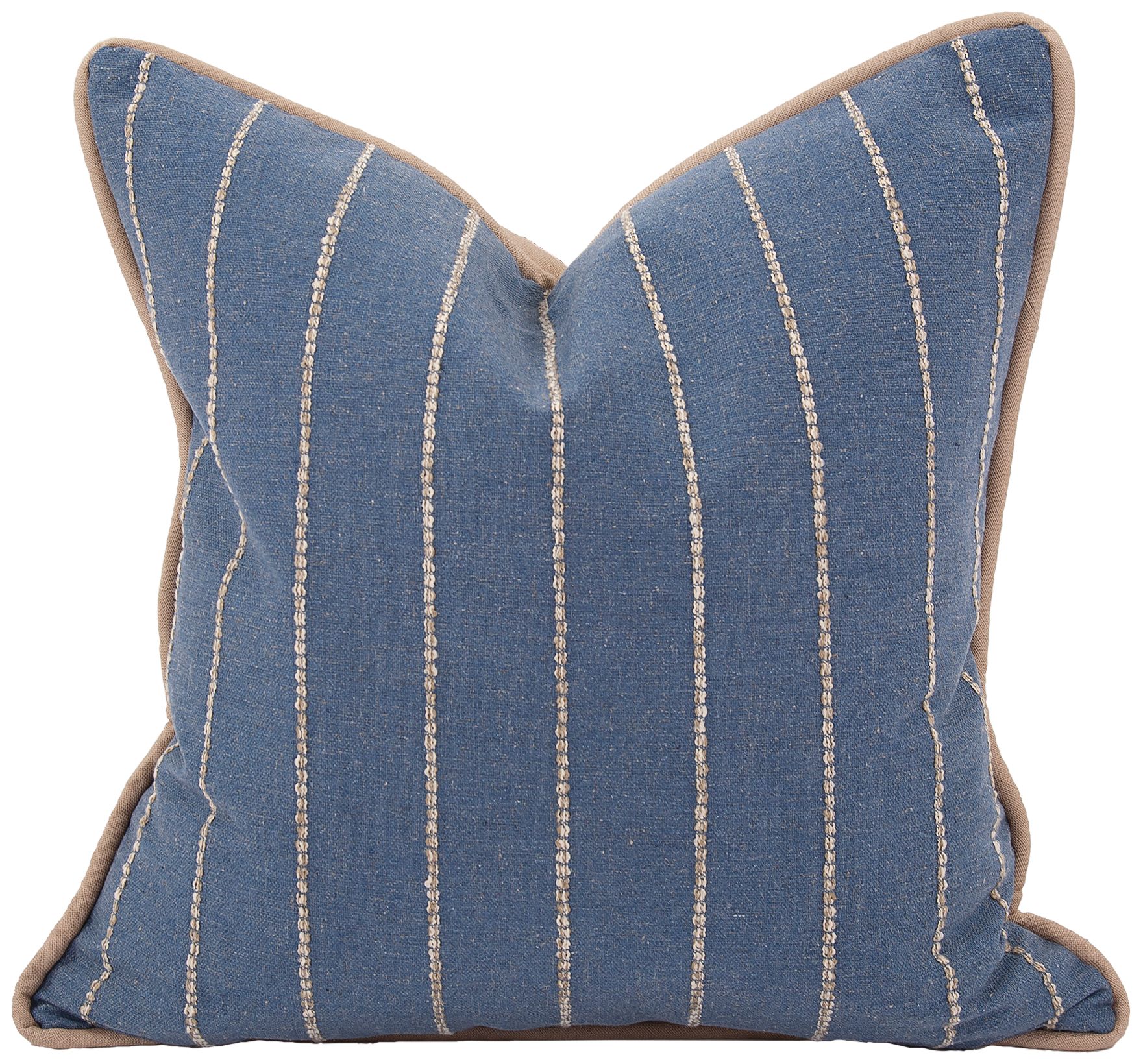 Image 2 Howard Elliott Evie Indigo 20" Square Decorative Pillow