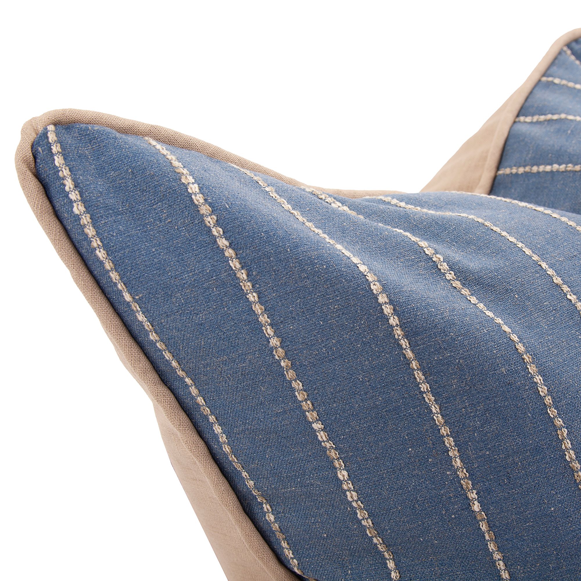 Image 4 Howard Elliott Evie Indigo 20" Square Decorative Pillow more views
