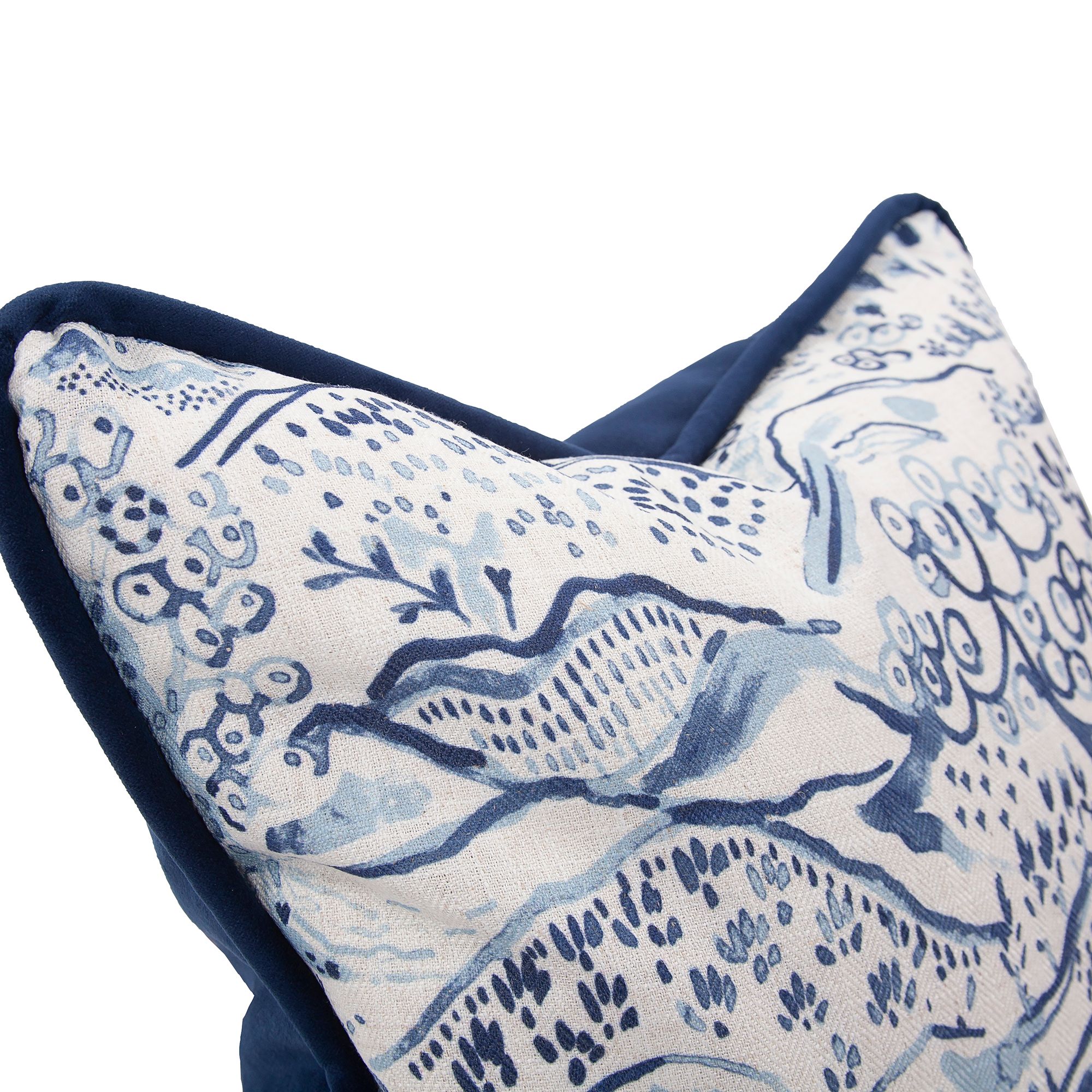 Image 4 Howard Elliott Fable Royal 20" Square Decorative Pillow more views