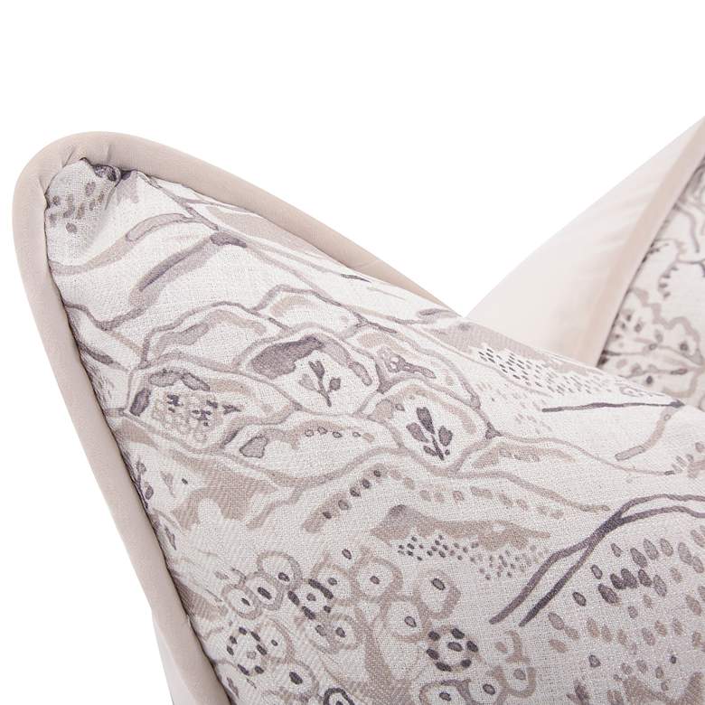Image 4 Howard Elliott Fable Sand 24" Square Decorative Pillow more views