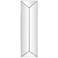 Howard Elliott Frameless Rectangular 12"x40" Beveled Vertex Mirro