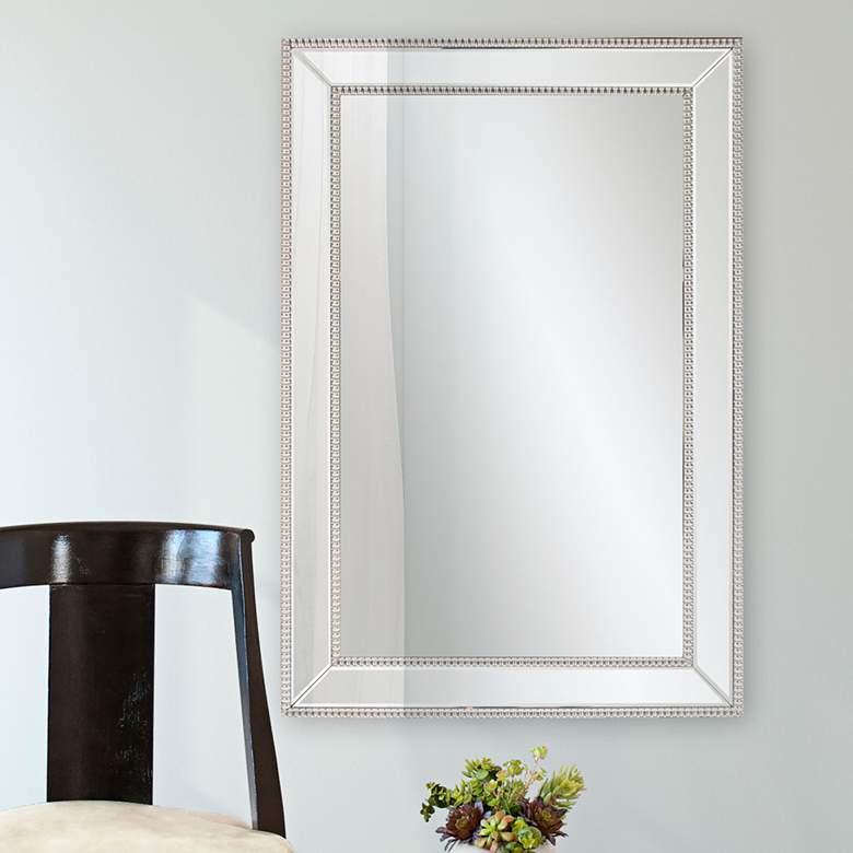 Image 1 Howard Elliott Gemma 31 inch x 47 inch Rectangular Wall Mirror