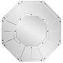 Howard Elliott Geometric Beveled 51" Octet Mirror with Gold Accents