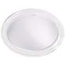 2_Howard Elliott George 33" x 25" White Finish Classic Oval Mirror more views