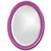 Howard Elliott Glossy Hot Pink Oval Wood Framed 25"x33" George Mi