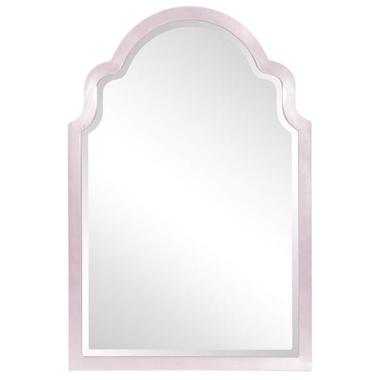 Image 1 Howard Elliott Glossy Lilac Arched 24"x36" Beveled Sultan Mirror