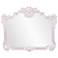 Howard Elliott Glossy Lilac Ornate Framed 48"x39 Avondale Mirror