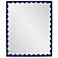 Howard Elliott Glossy Navy Rectangular 30"x36" Scalloped Santosh