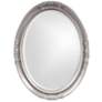 2_Howard Elliott Glossy Nicekl Oval Wood Framed 25"x33" Queen Ann M