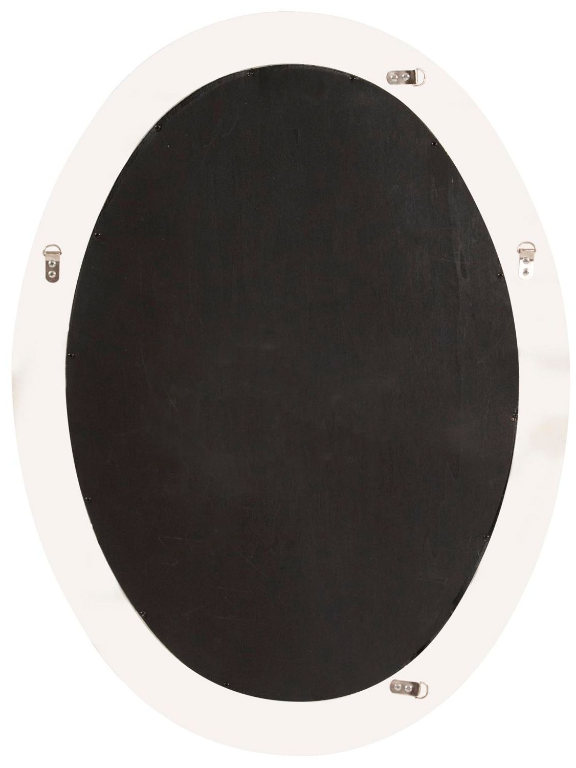 Image 6 Howard Elliott Glossy Nicekl Oval Wood Framed 25"x33" Queen Ann M more views