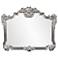 Howard Elliott Glossy Nickel Ornate Framed 48"x39 Avondale Mirror