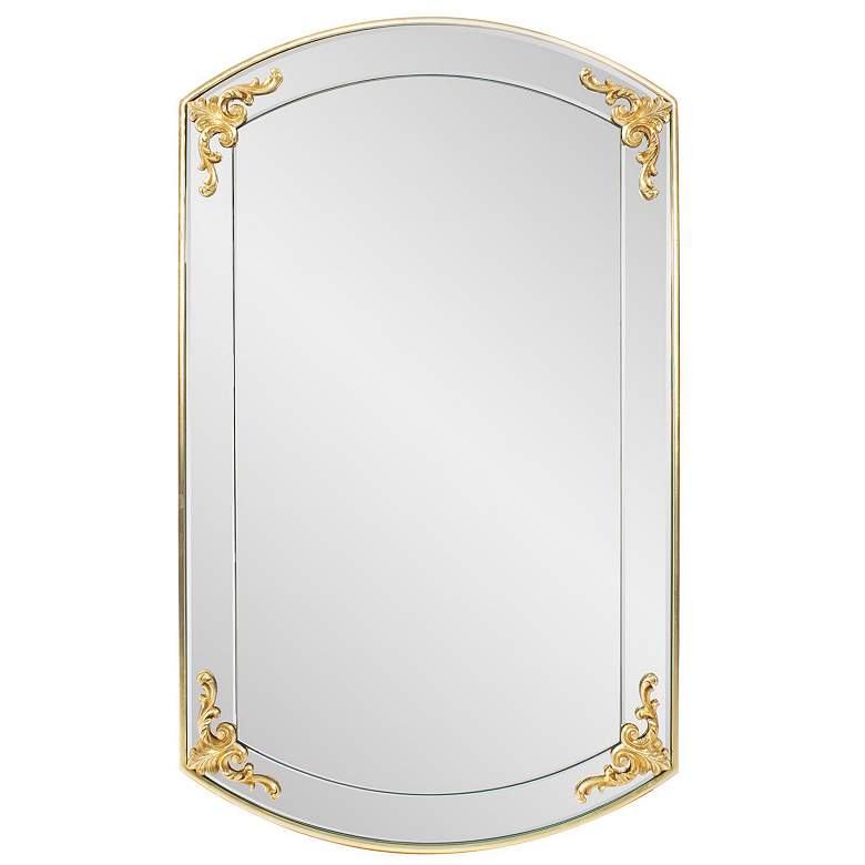 Image 1 Howard Elliott Gold Framed Gilded Brockwell 23"x39.25" Vanity Mir