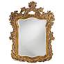 Howard Elliott Gold Rectangular Beveled 42"x56" Ornate Framed Tur