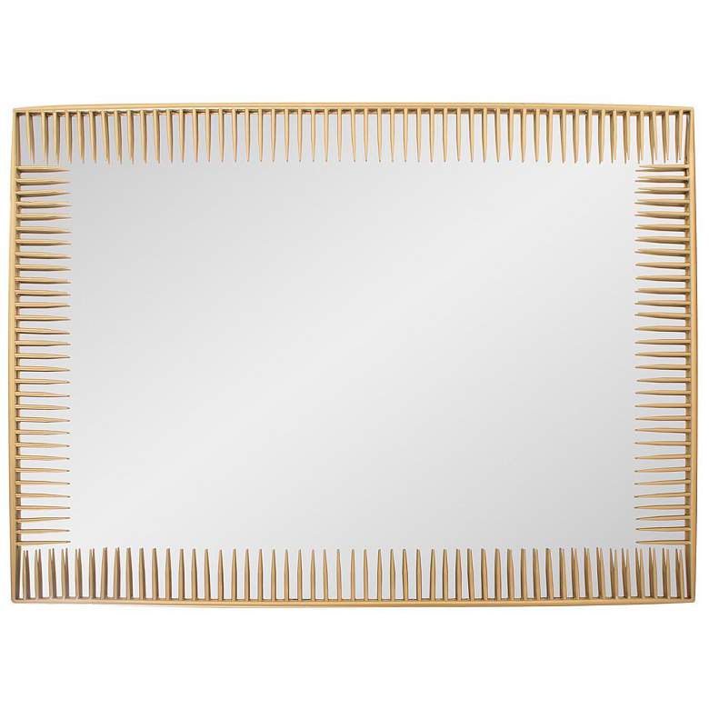Image 7 Howard Elliott Gold Robin Baron Rectangular 36"x48" Metal Framed more views