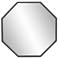 Howard Elliott Gray Octagonal 40"x40" Iron Framed Ronan Wall Mirr