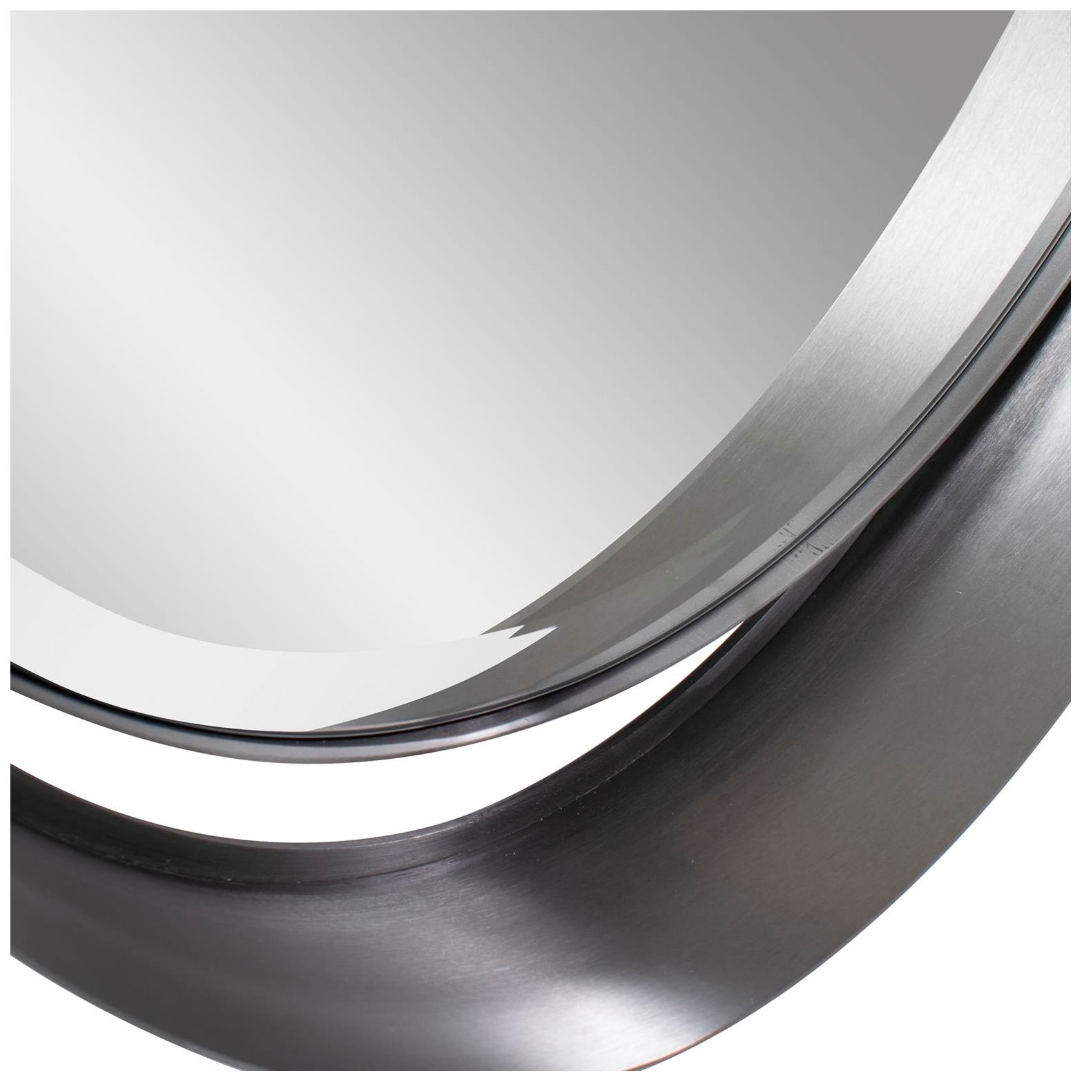 Image 7 Howard Elliott Gray Oval 22"x40" Steel Framed Contemporary Kenwor more views