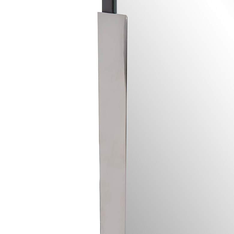 Image 7 Howard Elliott Gray Stainless Steel Framed 18"40" Dante Capsule M more views