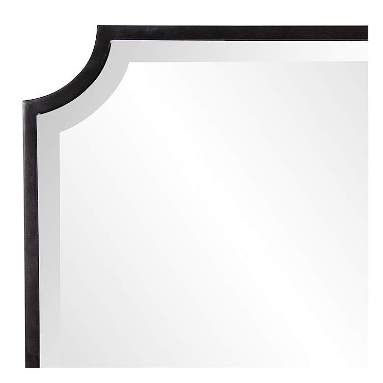 Image 3 Howard Elliott Hastings 36" x 24" Brushed Black Wall Mirror more views