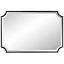 4_Howard Elliott Hastings 36" x 24" Brushed Black Wall Mirror more views