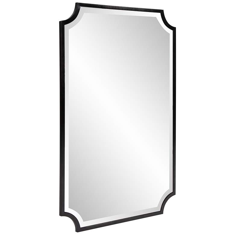 Image 5 Howard Elliott Hastings 36" x 24" Brushed Black Wall Mirror more views