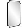 5_Howard Elliott Hastings 36" x 24" Brushed Black Wall Mirror more views