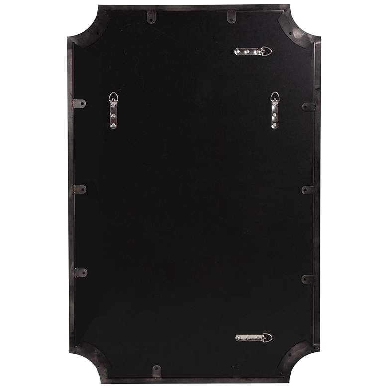 Image 6 Howard Elliott Hastings 36" x 24" Brushed Black Wall Mirror more views