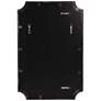 6_Howard Elliott Hastings 36" x 24" Brushed Black Wall Mirror more views