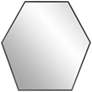 3_Howard Elliott Hexad 30" x 30" Graphite Hexagonal Wall Mirror