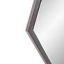 4_Howard Elliott Hexad 30" x 30" Graphite Hexagonal Wall Mirror more views