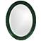 Howard Elliott Hunter Green Oval Wood Framed 25"x33" Queen Ann Mi