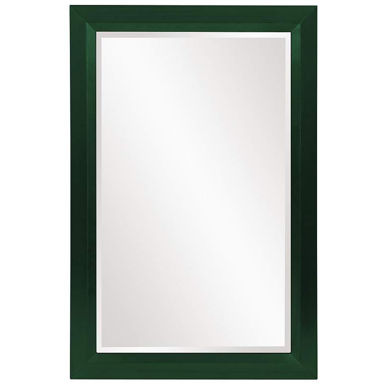 Image 1 Howard Elliott Hunter Green Rectangular 28"42" Wood Framed Avery