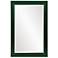 Howard Elliott Hunter Green Rectangular 28"42" Wood Framed Avery