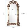 4_Howard Elliott Imperial 83" High Traditional Bronze Arch Top Mirror more views