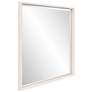 Howard Elliott Isa White Lacquer 40" Square Wall Mirror