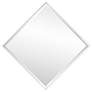 3_Howard Elliott Isa White Lacquer 40" Square Wall Mirror more views