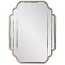 Howard Elliott Light Gold 30"x40" Winton Vanity Mirror with Scall
