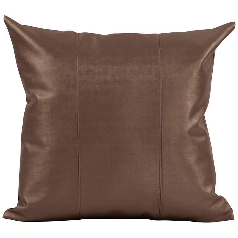 Image 1 Howard Elliott Luxe Bronze 20" Square Decorative Pillow